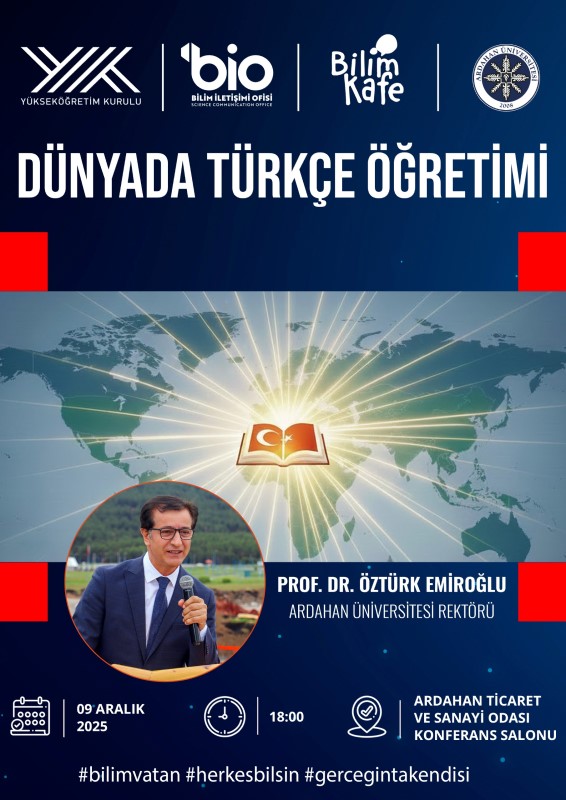 Bilim Kafe Etkinlikleri "Dünyada Türkçe Öğretimi"